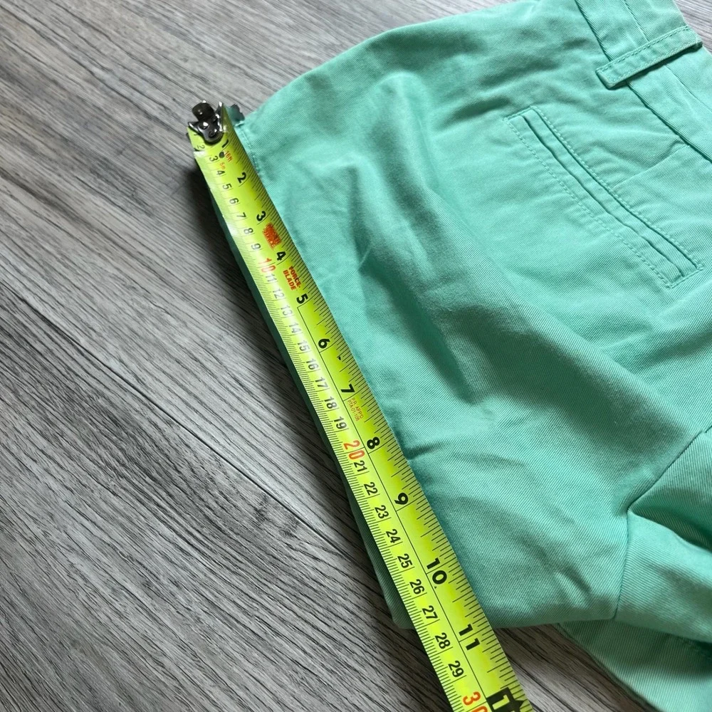 J.Crew Chino Shorts Womens 4 Mint Green Broken-In Cotton‎ Casual Preppy Summer